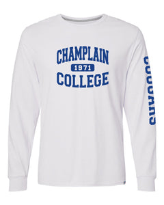 Russell Long Sleeve Dri-Power Wicking Tee (Cougars on sleeve)